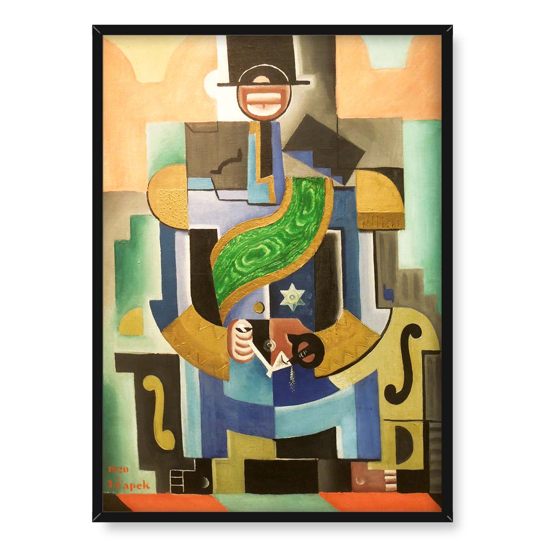 Josef Capek Czarnoskóry król 50x70