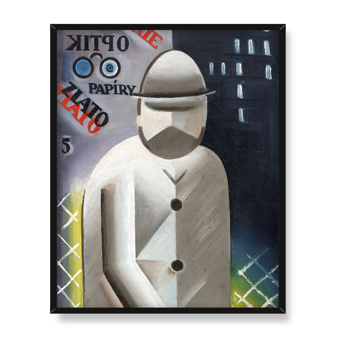 Josef Capek Detektyw 40x50 w RAMIE