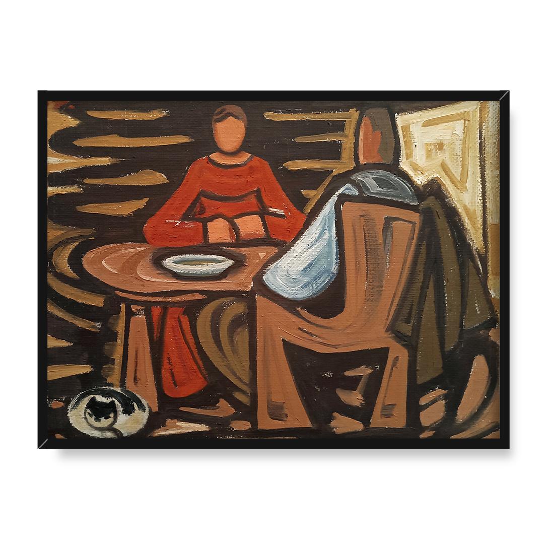 Josef Capek Mężczyzna i kobieta 30x40 w RAMIE