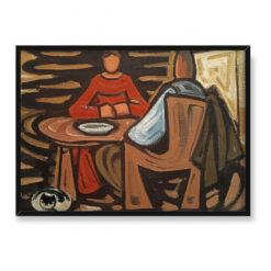 Josef Capek Mężczyzna i kobieta 70×50