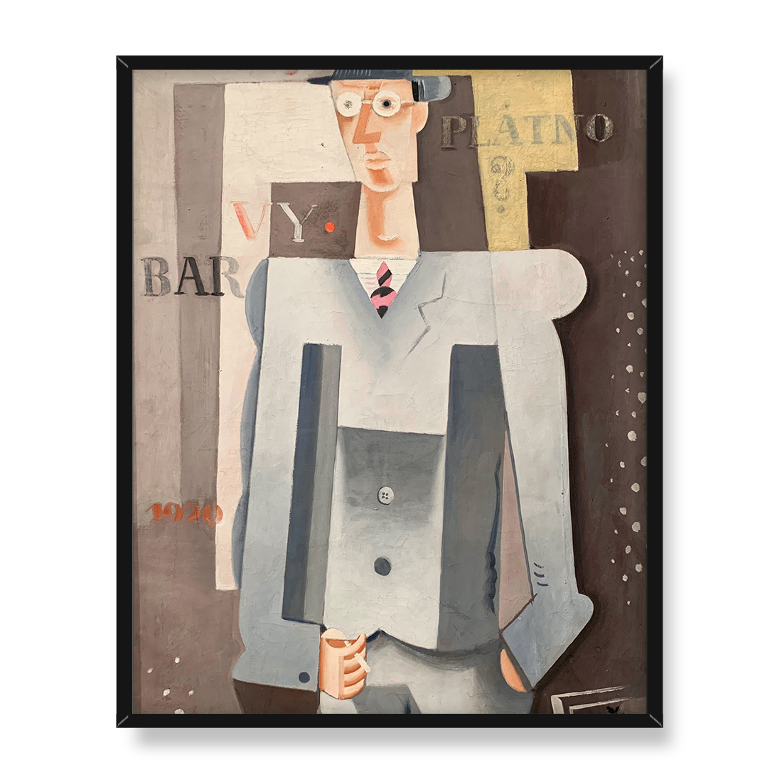 Josef Capek Pan Ja sam 40x50 w RAMIE