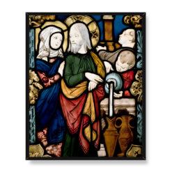 Jozef Mehoffer Witraż Cud w Kanie Galilejskiej 40×50