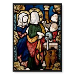 Jozef Mehoffer Witraż Cud w Kanie Galilejskiej 50×70