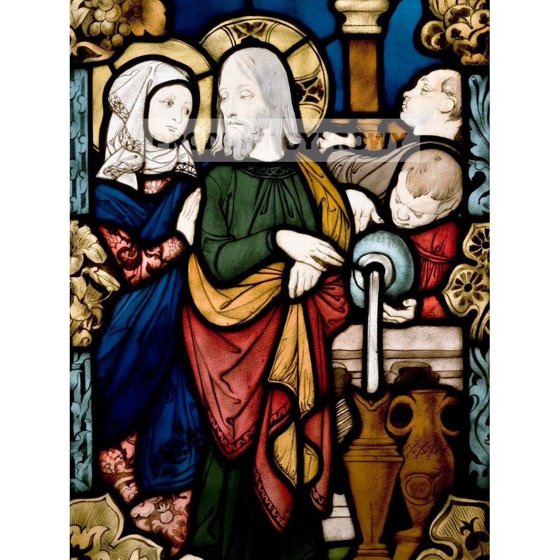 Jozef Mehoffer Witraż Cud w Kanie Galilejskiej — produkt cyfrowy do pobrania