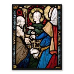 Jozef Mehoffer Witraż Dwunastoletni Jezus w świątyni 30×40