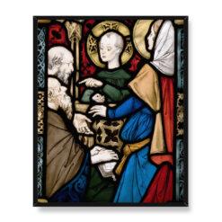 Jozef Mehoffer Witraż Dwunastoletni Jezus w świątyni 40×50