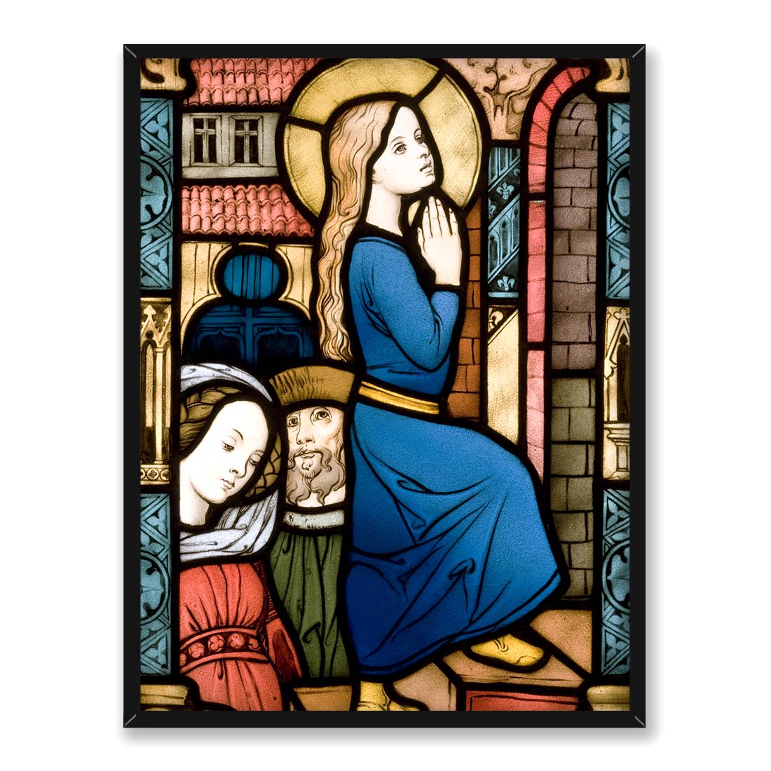Jozef Mehoffer Witraż Ofiarowanie Marii 30x40