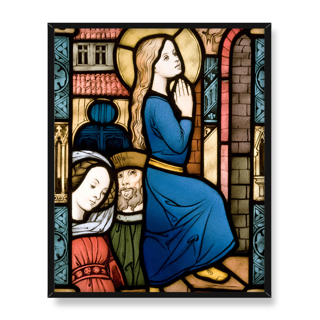 Jozef Mehoffer Witraż Ofiarowanie Marii 40x50