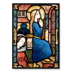 Jozef Mehoffer Witraż Ofiarowanie Marii 50×70