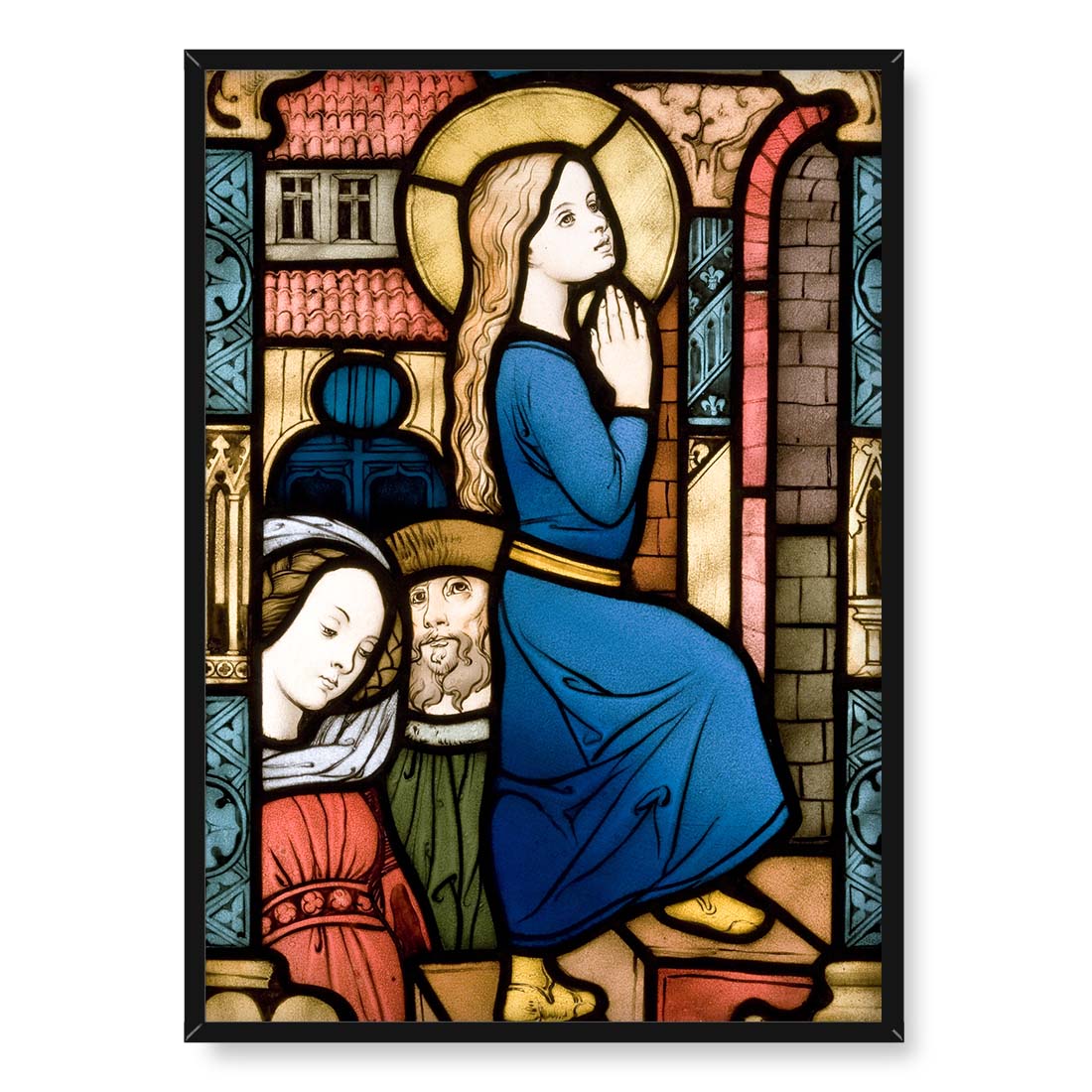 Jozef Mehoffer Witraż Ofiarowanie Marii 50x70