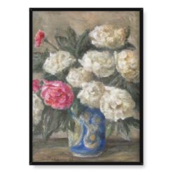 Józef Pankiewicz Białe peonie 50×70