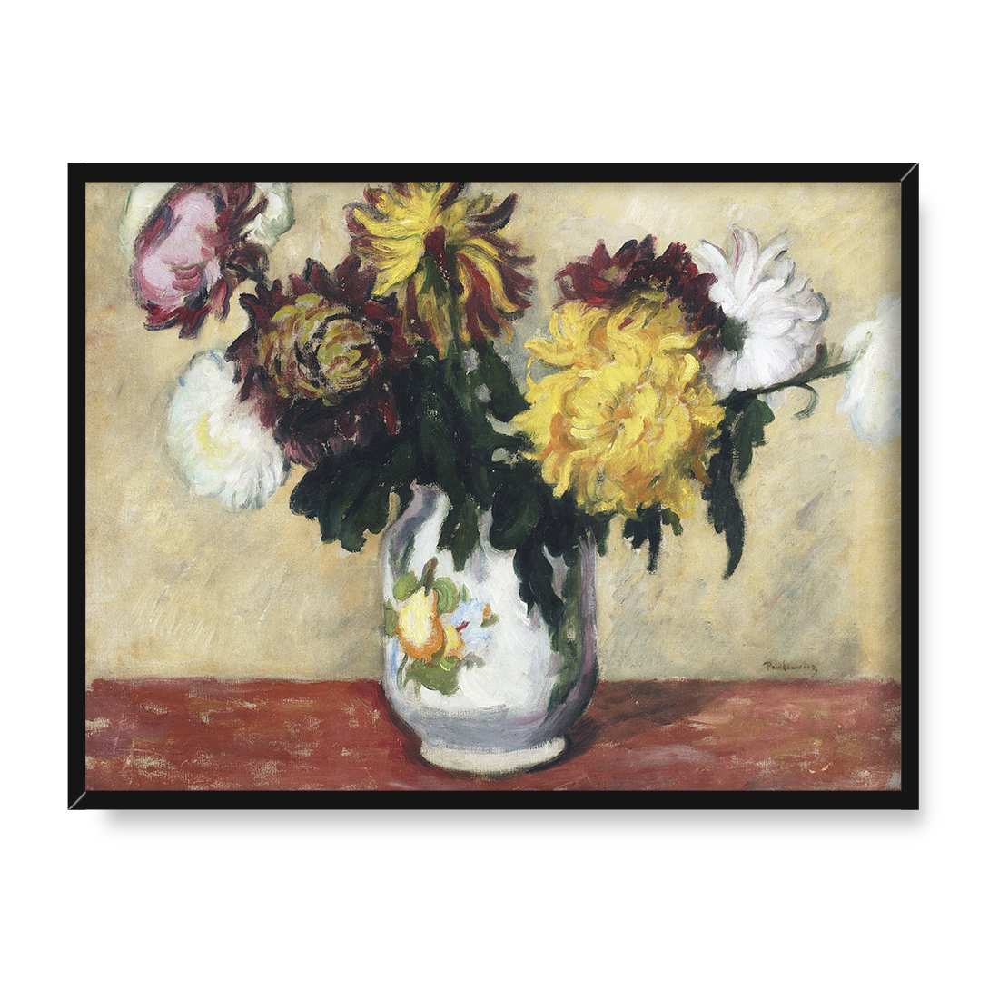 Józef Pankiewicz Chryzantemy 40x30