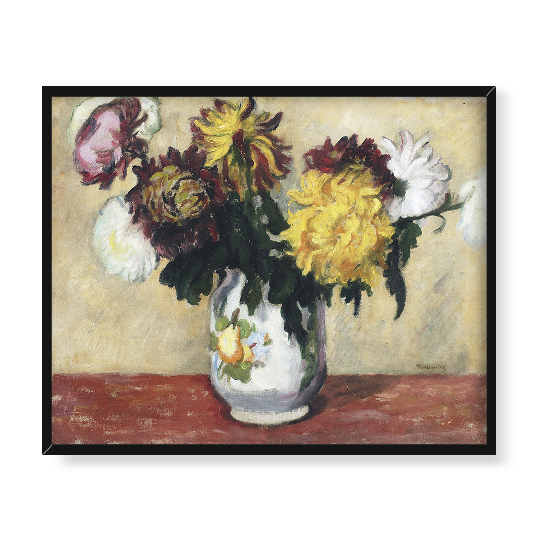 Józef Pankiewicz Chryzantemy 50x40