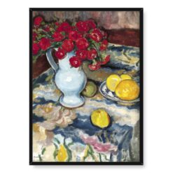 Józef Pankiewicz Czerwone goździki 50×70