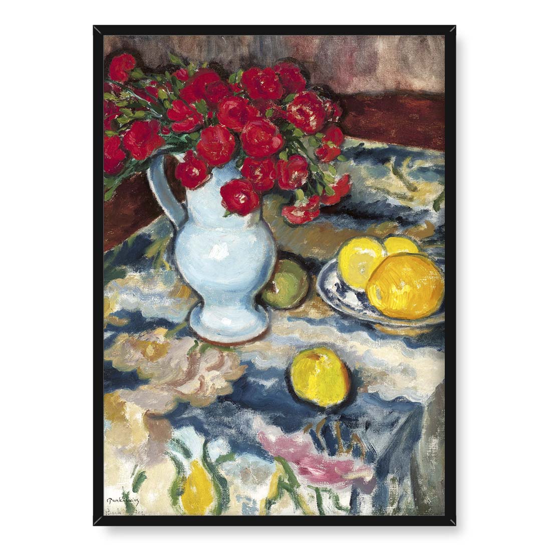 Józef Pankiewicz Czerwone goździki 50x70