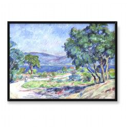 Józef Pankiewicz Droga w Saint-Tropez 70×50