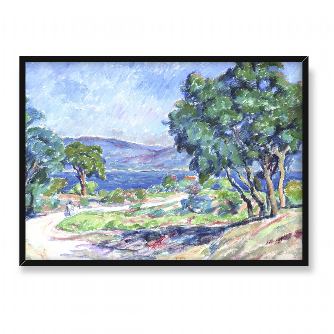 Józef Pankiewicz Droga w Saint-Tropez 70x50