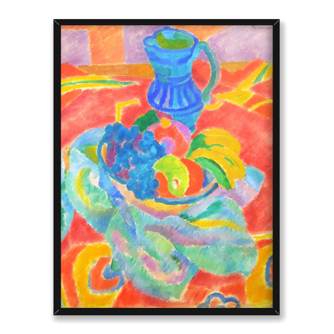 Józef Pankiewicz Kwiaty w szklanym wazonie 30x40 w RAMIE