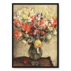 Józef Pankiewicz Kwiaty w szklanym wazonie 50×70
