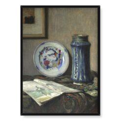 Józef Pankiewicz Martwa natura z ceramiką 50×70