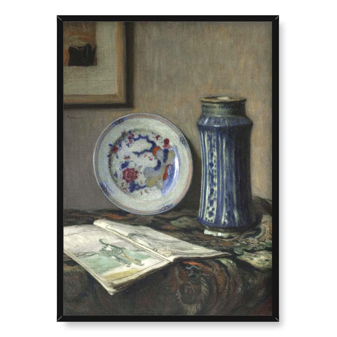 Józef Pankiewicz Martwa natura z ceramiką 50x70