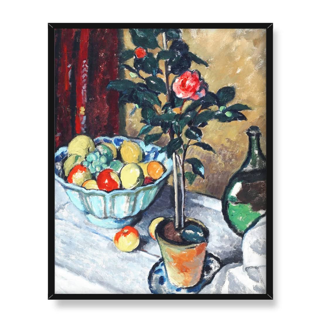 Józef Pankiewicz Martwa natura z kamelią 40x50 w RAMIE