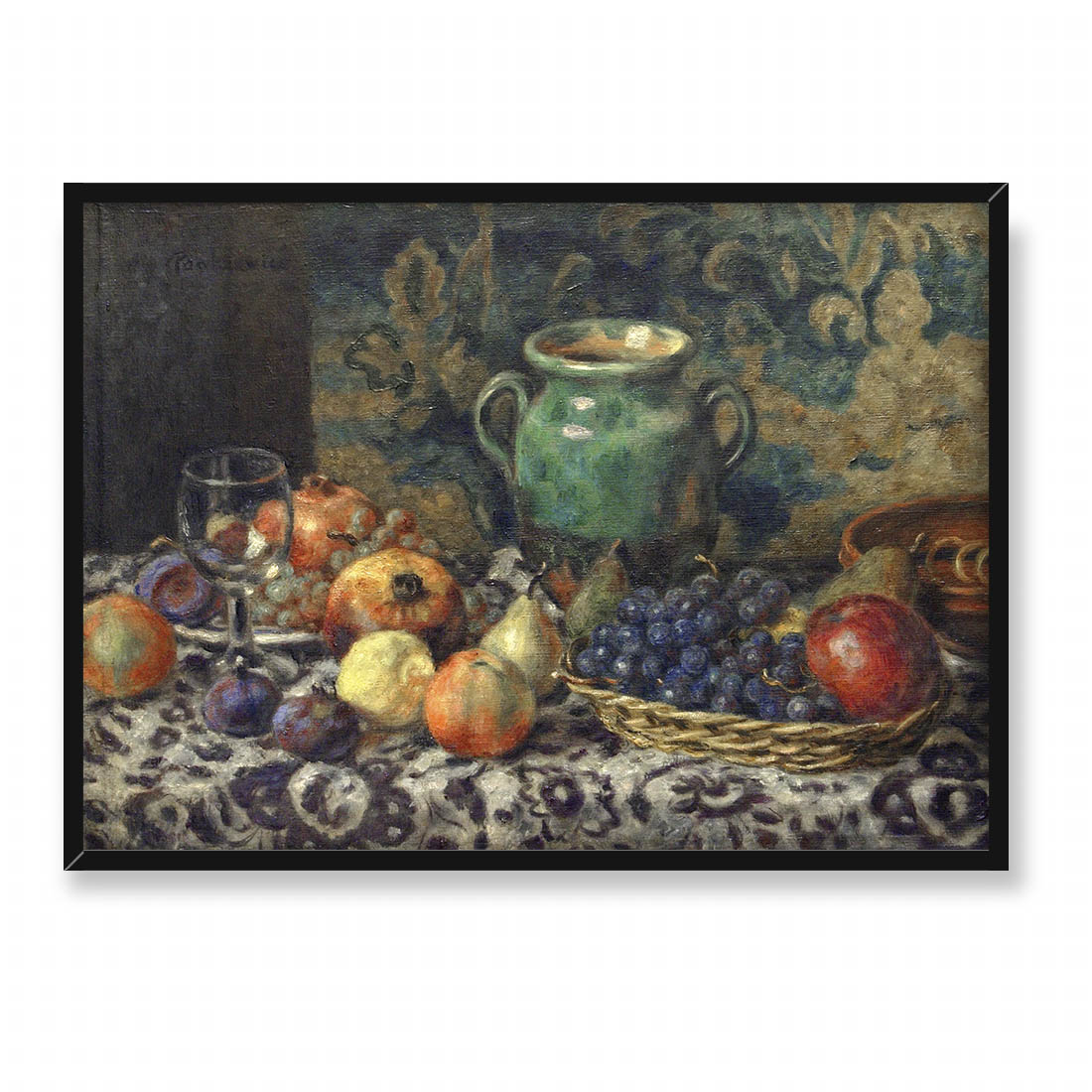 Józef Pankiewicz Martwa natura z zielonym dzbanem 70x50