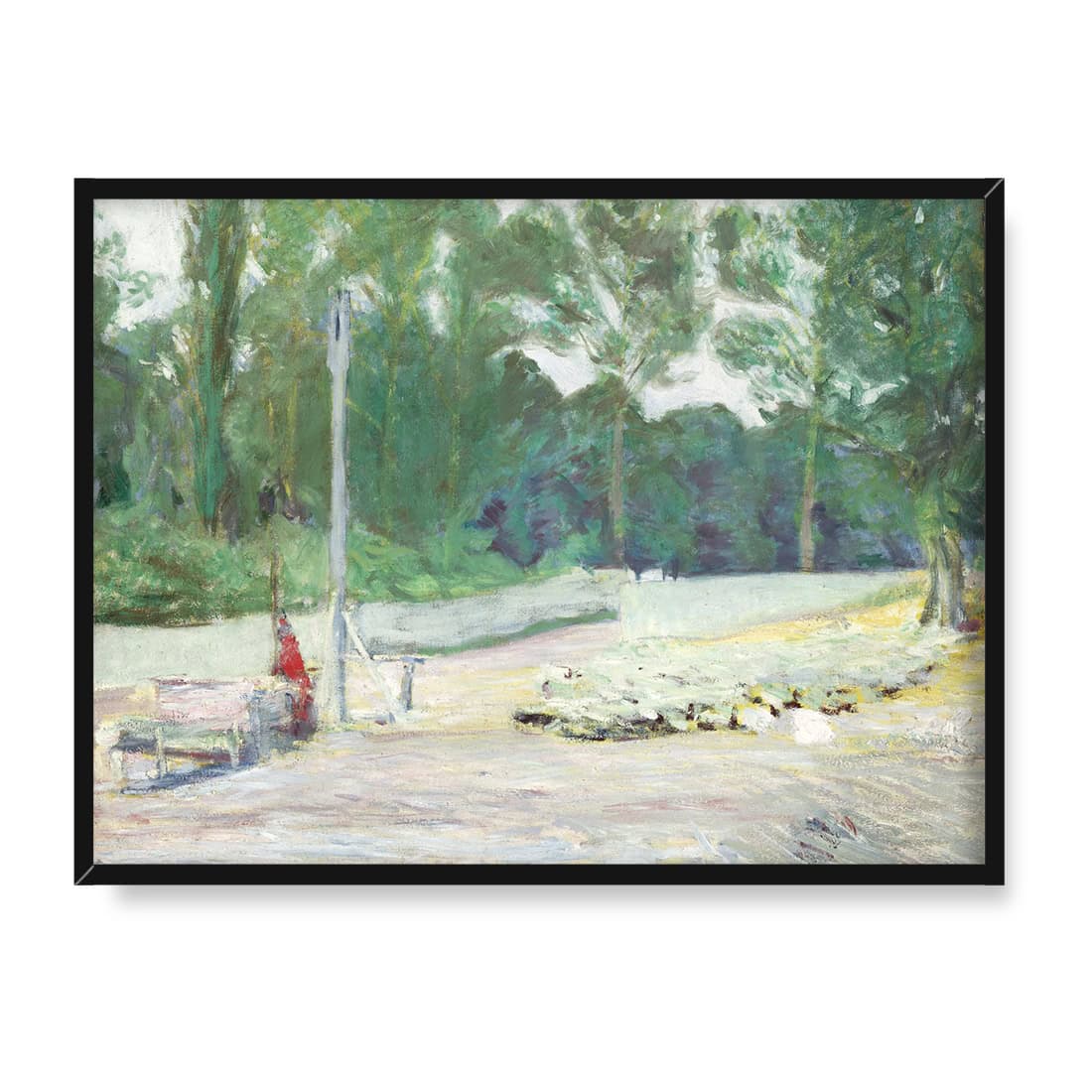 Józef Pankiewicz Pejzaż z okolic Kazimierza Lubelskiego 40x30 w RAMIE