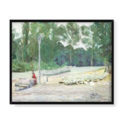 Józef Pankiewicz Pejzaż z okolic Kazimierza Lubelskiego 50×40