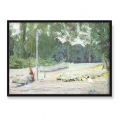 Józef Pankiewicz Pejzaż z okolic Kazimierza Lubelskiego 70×50