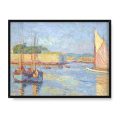 Józef Pankiewicz Port w Concarneau 40×30 w RAMIE