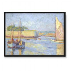 Józef Pankiewicz Port w Concarneau 70×50