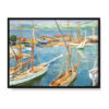 Józef Pankiewicz Port w Saint-Tropez 40×30 w RAMIE