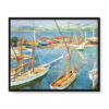 Józef Pankiewicz Port w Saint-Tropez 50×40 w RAMIE Józef Pankiewicz Port w Saint-Tropez 50×40 w RAMIE