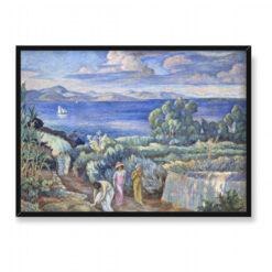 Józef Pankiewicz Powrót z kąpieli 70×50