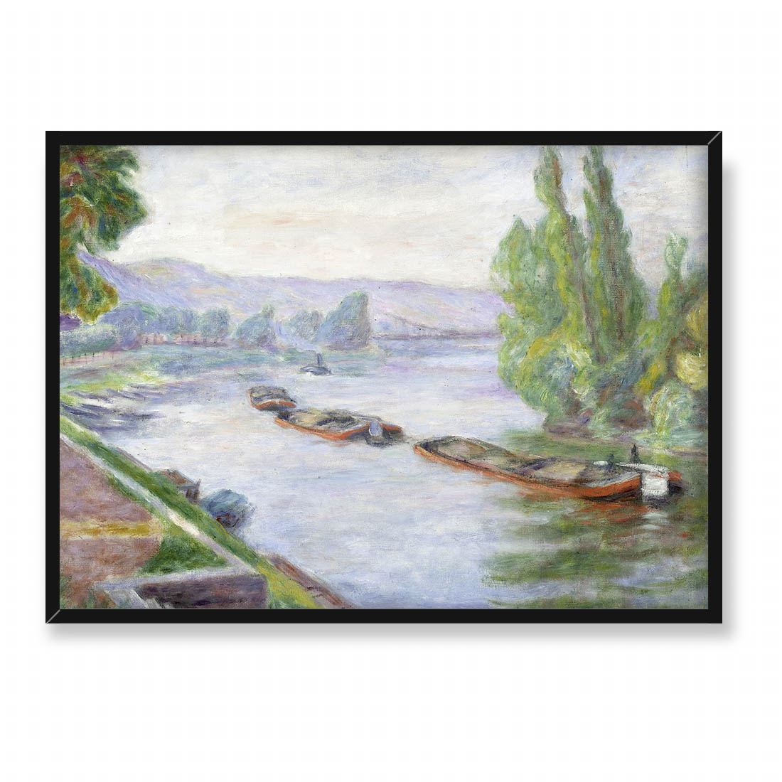 Józef Pankiewicz Sekwana w Les Andelys 70x50