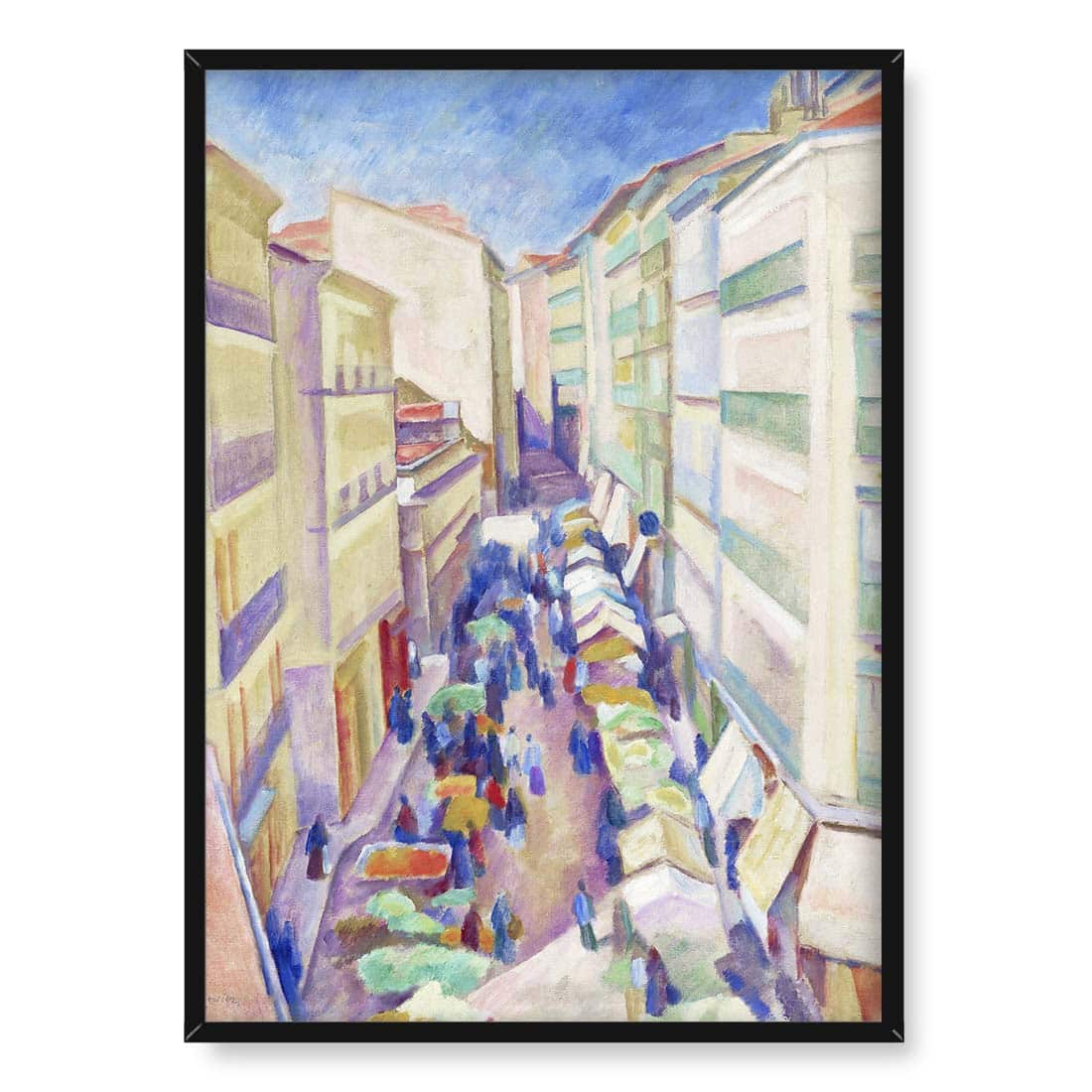 Józef Pankiewicz Ulica w Madrycie 50x70