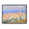 Józef Pankiewicz Widok Saint-Tropez 40×30 w RAMIE Józef Pankiewicz Widok Saint-Tropez 40×30 w RAMIE