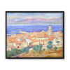 Józef Pankiewicz Widok Saint-Tropez 50×40 w RAMIE Józef Pankiewicz Widok Saint-Tropez 50×40 w RAMIE