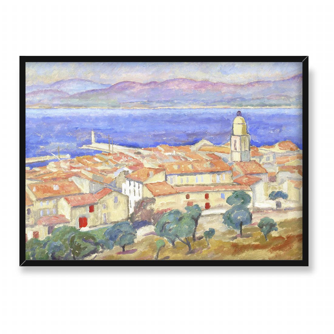 Józef Pankiewicz Widok Saint-Tropez 70x50