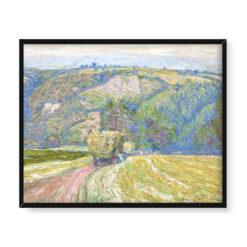 Józef Pankiewicz Wóz z sianem 50×40