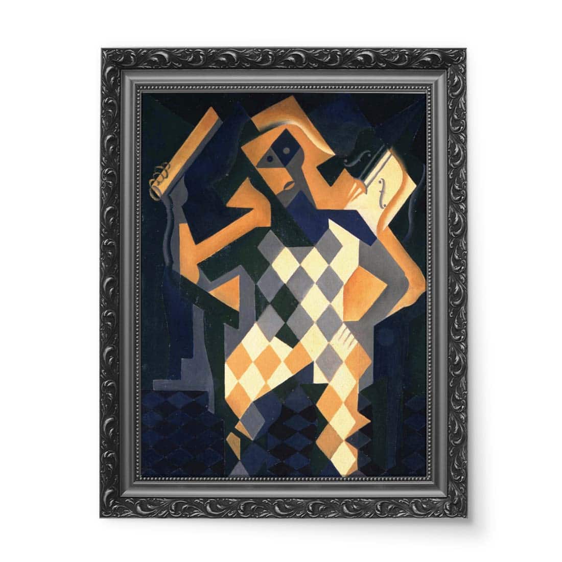 Juan Gris Arlekin z skrzypcami wydruk na płótnie 50x70