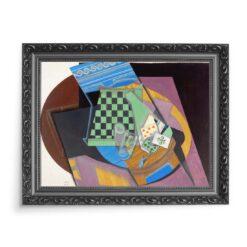 Juan Gris Szachownica i karty do gry 70×50