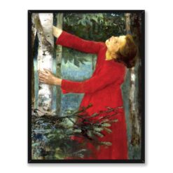 Karoly Ferenczy Śpiew ptaków 30×40