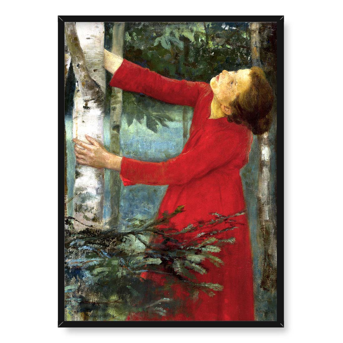 Karoly Ferenczy Śpiew ptaków 50x70