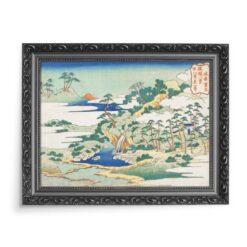 Katsushika Hokusai Święte źródło Jogaku 70×50