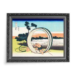 Katsushika Hokusai Widok z prowincji Owari 36 widoków Fuji 70×50