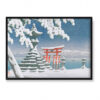 Kawase Hasui Itsukushima w śniegu 70×50 Kawase Hasui Itsukushima w śniegu 70×50