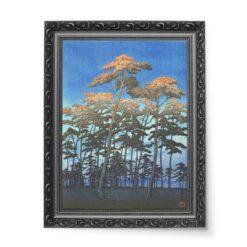 Kawase Hasui Park Hikawa w Ōmiya wydruk na płótnie 50×70