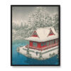 Kawase Hasui Park Inokashira w śniegu 40×50 Kawase Hasui Park Inokashira w śniegu 40×50